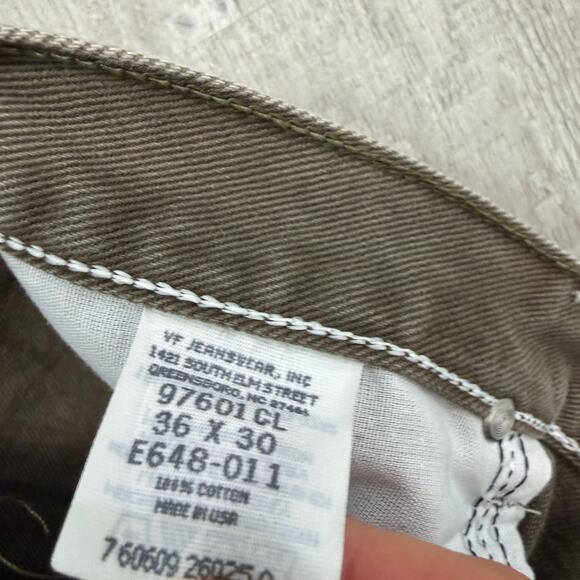 Vintage Wrangler Jeans Men's 36x30 Brown Denim USA Made Western Cowboy Rodeo 90s - Picture 4 of 8